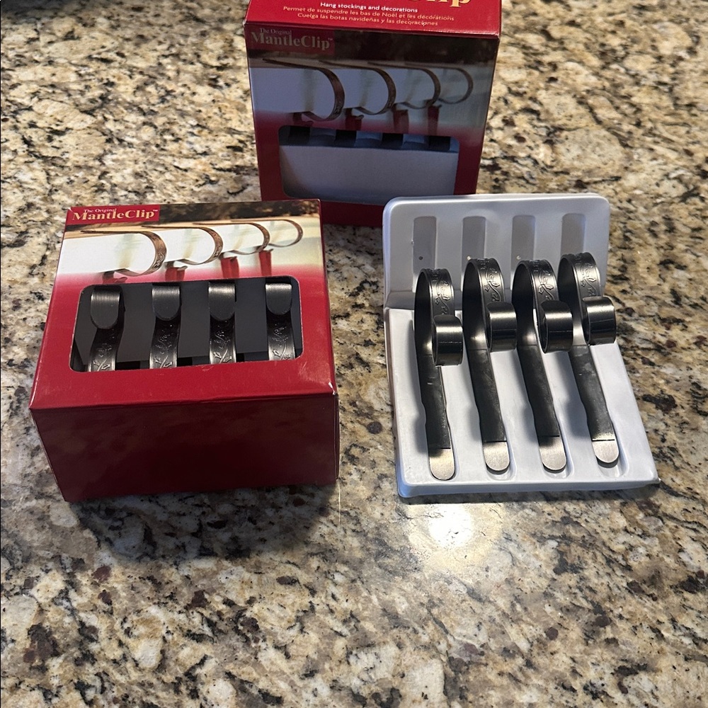 MantleClip Stocking Holders set of 4